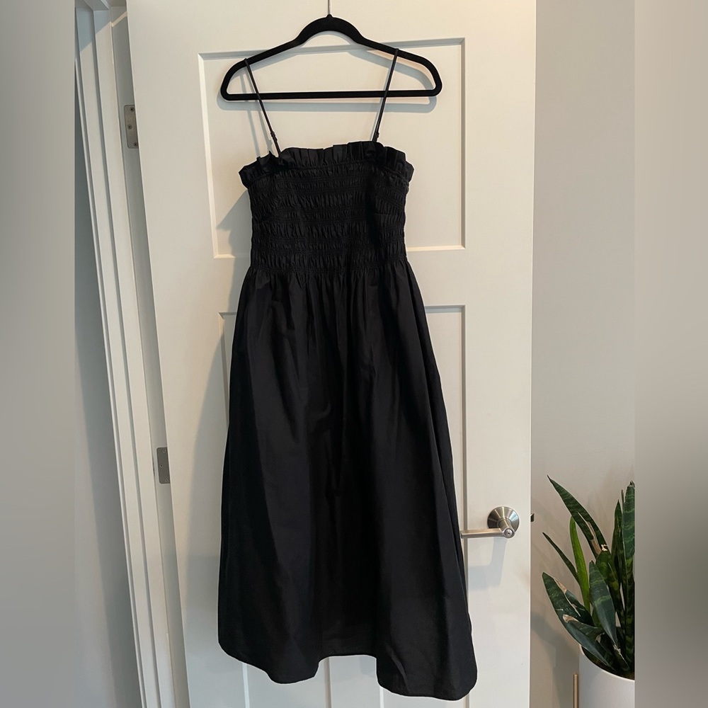 H&M Smocked Midi Dress
